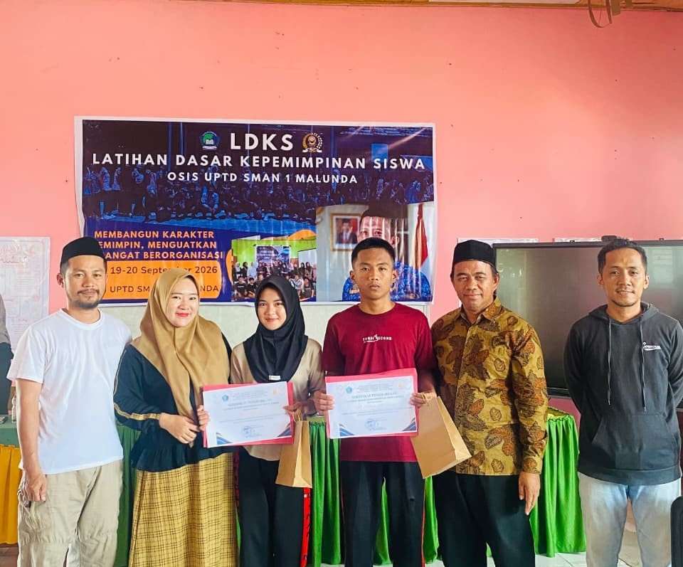 LDKS UPTD SMA NEGERI 1 MALUNDA TAHUN 2026 RESMI DITUTUP